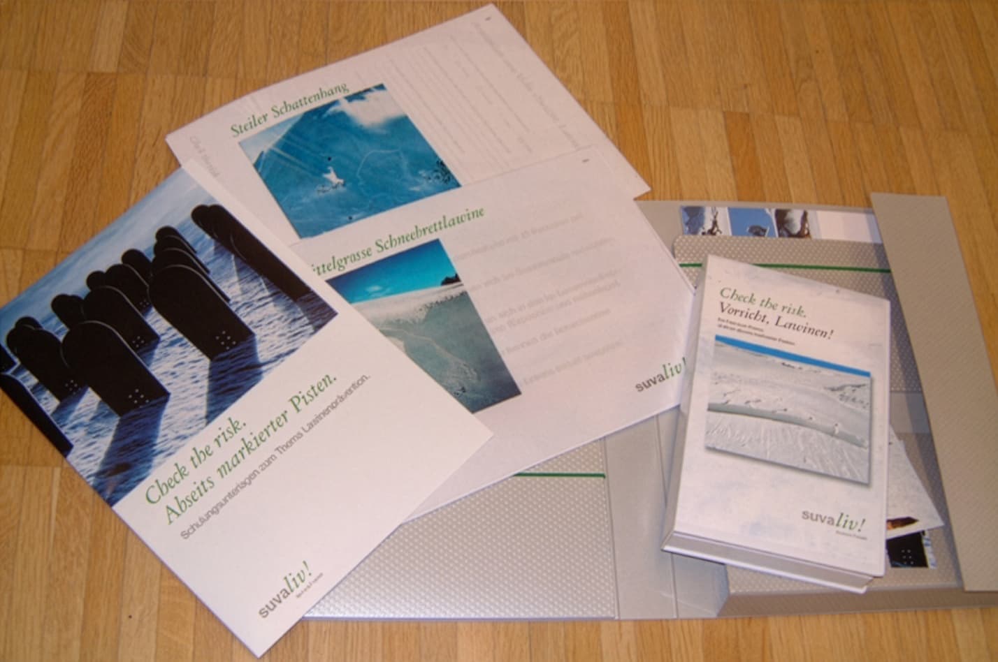 Supports pédagogiques de la Suva sur le thème des avalanches