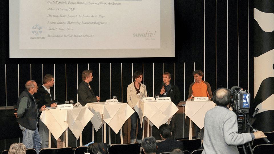 Conférence de presse pour le lancement de White Risk à Zurich